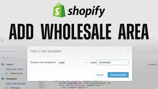 How To Add Wholesale Area To Your Shopify Store | Simple tutorial (2023)