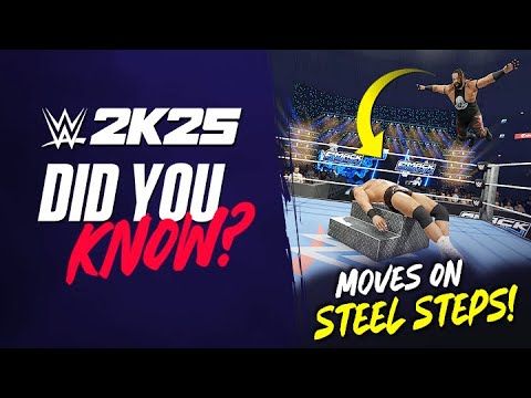 WWE 2K25 Did You Know?: Epic Steel Steps Update, Championship Attack, Easter Eggs & More (Episode 9)