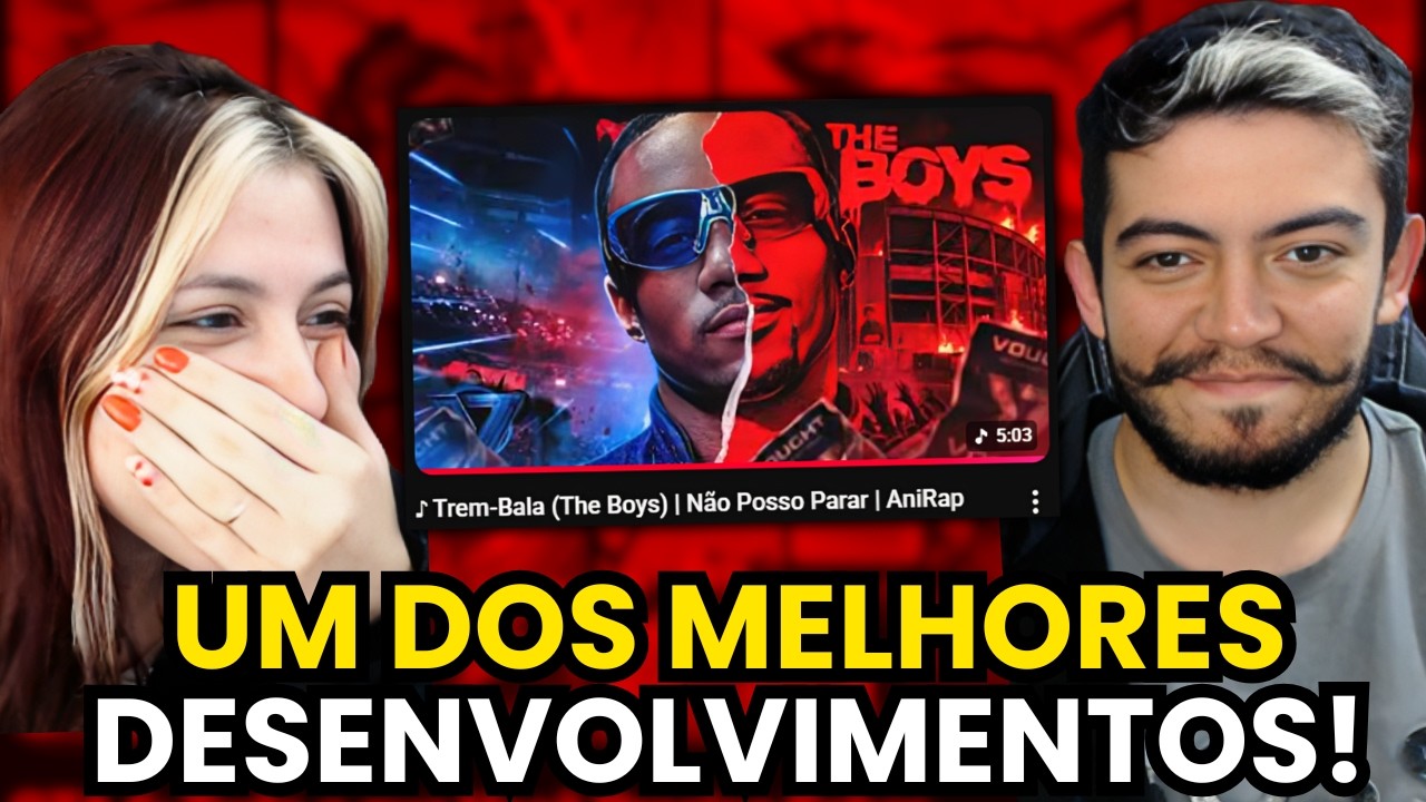 ♪ Trem-Bala (The Boys) | Não Posso Parar | AniRap | REACT