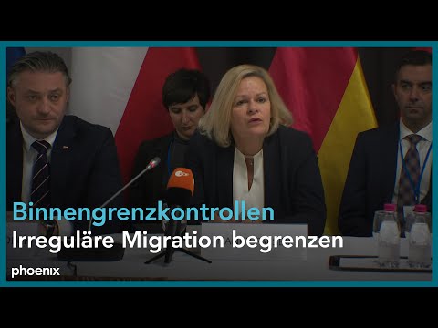Nancy Faeser trifft Innenminister Ungarns und Österreichs