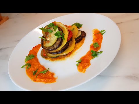 Ratatouille recipe as in the film simply vegan delicious from the oven with lots of vegetables