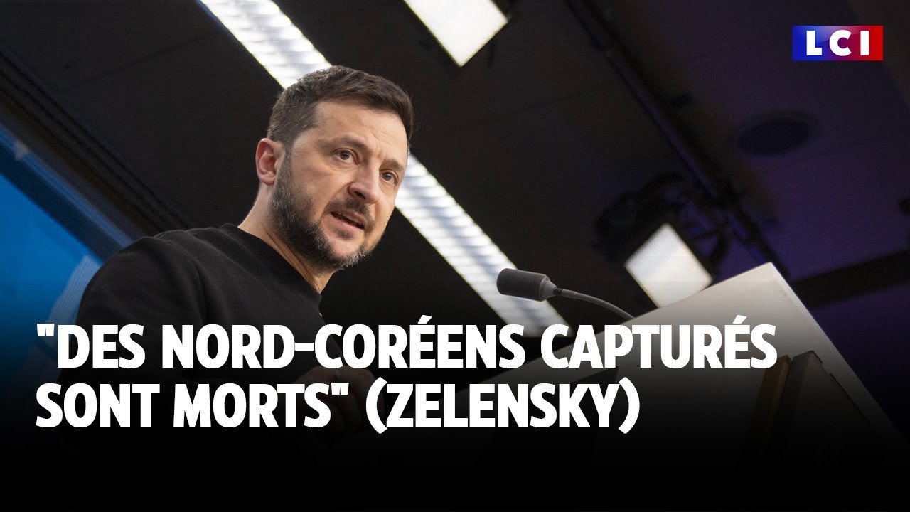 "Des nord-coréens capturés sont morts" (Zelensky)｜LCI