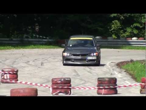Paweł Łuczkiewicz Mitsubishi Lancer EVO IX - SuperOES VIII Runda Tor Kielce 20-08-2011