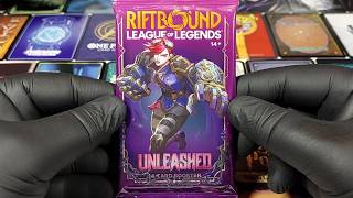 Riftbound League of Legends TCG - Unleashed booster pack opening