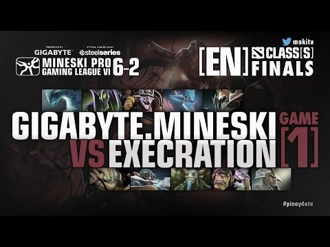 MPGL PH | DOTA2 6-2 CLASS S | Finals | GIGABYTE.MINESKI vs EXECRATION [G1]