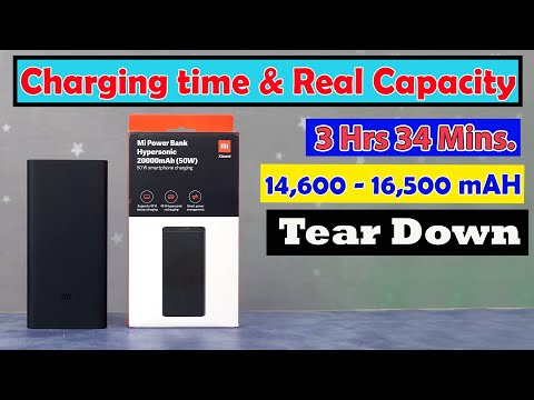 🛠 Mi Power Bank Hypersonic: Teardown, Charging, Capacity, and Temperature Testing❤ ✔