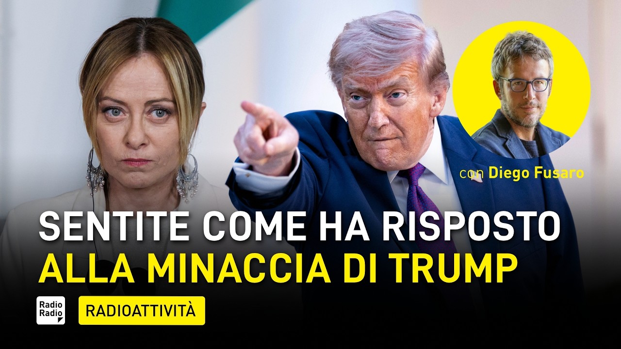 L'ultima "minaccia" di Trump ALL'ITALIA: la replica di Meloni SPIAZZA I SOVRANISTI