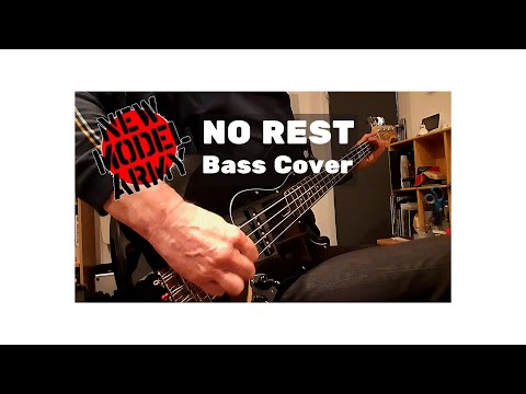New Model Army - No Rest (Bass cover/playthrough)