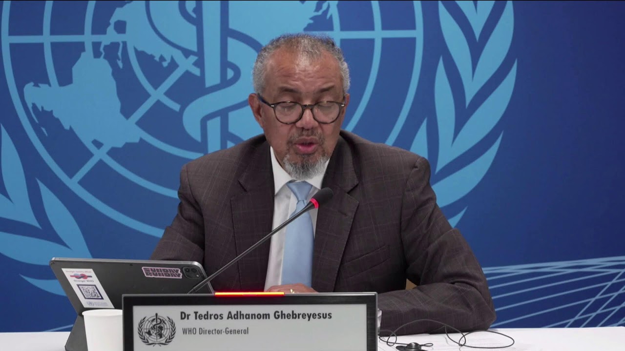 LIVE: Media briefing on #Ebola and global health issues with Dr Tedros