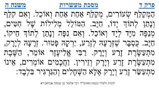 מסכת מעשרות פרק ד משנה ה
