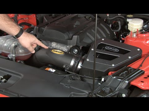 2015-2023 Mustang EcoBoost Airaid Cold Air Intake MXP Series With Blue SynthaMax Filter Installation