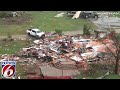 Tornadoes, hail and hurricane-force winds tear through Texas, killing 4 people in small town