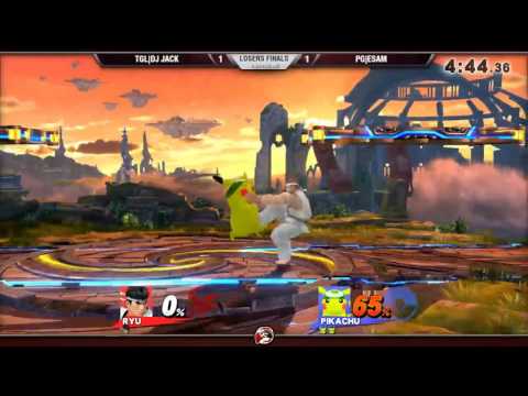 VS Weekly 8/4/16 - Losers Finals - DJ Jack (Ryu) vs. Esam (Pikachu) - Smash 4
