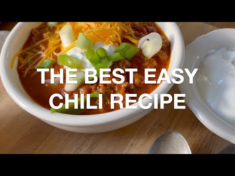 The Best Easy Chili Recipe (Stovetop, Crockpot, or InstantPot)  |  AnOregonCottage.com