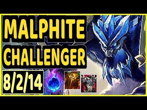 BEANSU (MALPHITE) - 8/2/14 KDA CHALLENGER GAMEPLAY - EUW