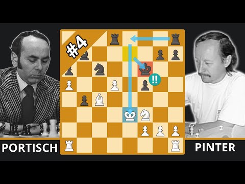 King Tries To Give Checkmate Himself! - Best Of The 1980s - Portisch vs. Pinter, 1984