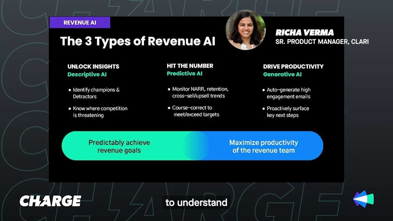 What are the 3 Types of Revenue AI? | Clari x Charge 2024
