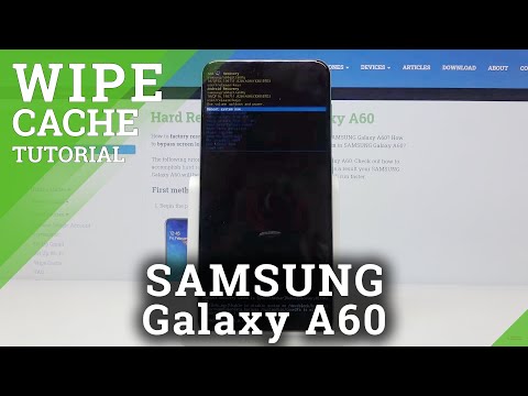 How to Wipe Cache Partition in Samsung Galaxy A60 - Android Recovery Mode