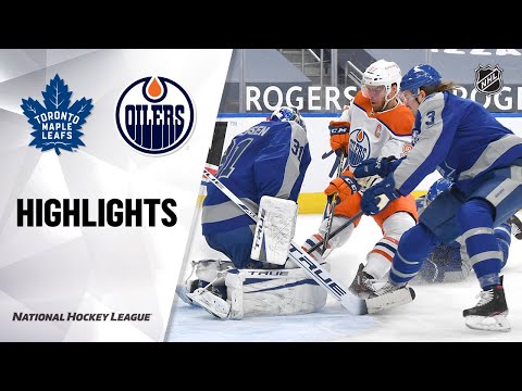 Maple Leafs @ Oilers 1/30/21 | NHL Highlights
