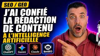Pour mon SEO/GEO, j'ai fait rédiger le même article par 4 IA : voici le verdict !