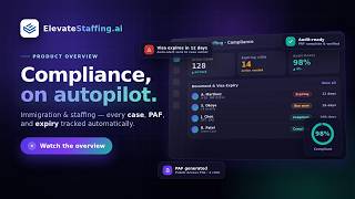 ElevateStaffing AI: Immigration & Staffing Compliance, Automated