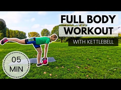 5 Minutes Full Body Kettlebell Workout for Strength and Balance