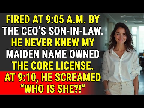 Fired at 9:06, Boss Panic at 9:17: The License He Never Saw Coming ♟️