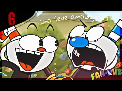 "Uma Sede Amaldiçoada" - Cuphead Animação Paródia || Versão Brasileira 🇧🇷 || By: @Piemations 