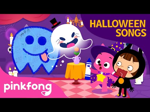 The Little Ghost song & Ghost Drawing | Halloween Songs | How to Draw | Pinkfong Songs for Children