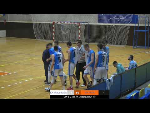 1 MRL 5 kolo grupa 2 KK Mladenovac KK Fles