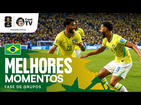 QUE VENHA O MATA-MATA! MELHORES MOMENTOS DO BRASIL NA FASE DE GRUPOS DA COPA DO MUNDO FIFA™ 2026