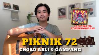 CHORD SIMPLE GAMPANG (Piknik 72 - Naif) (Tutorial Gitar) Versi Asli &amp; Gampang!