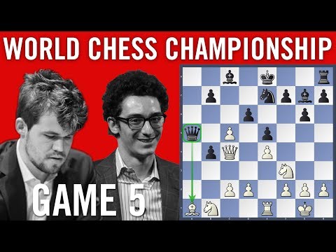 World Chess Championship 2018 Game 5: Magnus Carlsen vs Fabiano Caruana