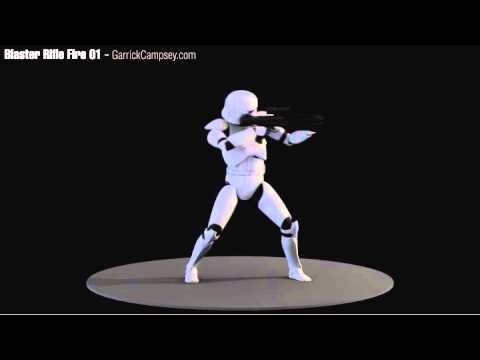 Blaster Rifle Fire 01