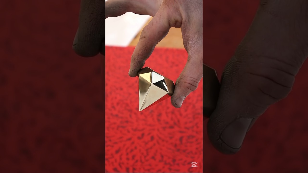 Making a Shiny Metal Diamond from Rusty Nails #asmr #casting