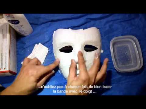 Réaliser un masque selon un moulage .