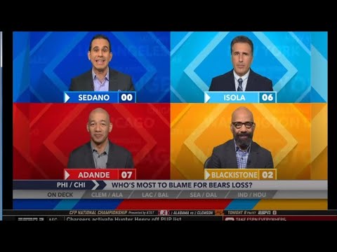 Around the Horn Today 01.07.2019 - Who's Most To Blame For Bears Loss
