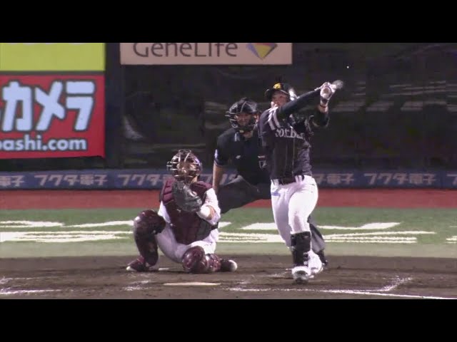 【4回表】武田の先発勝利へ女房役が後押し!! ホークス・甲斐の2ランで貴重な追加点!! 2018/9/12 E-H