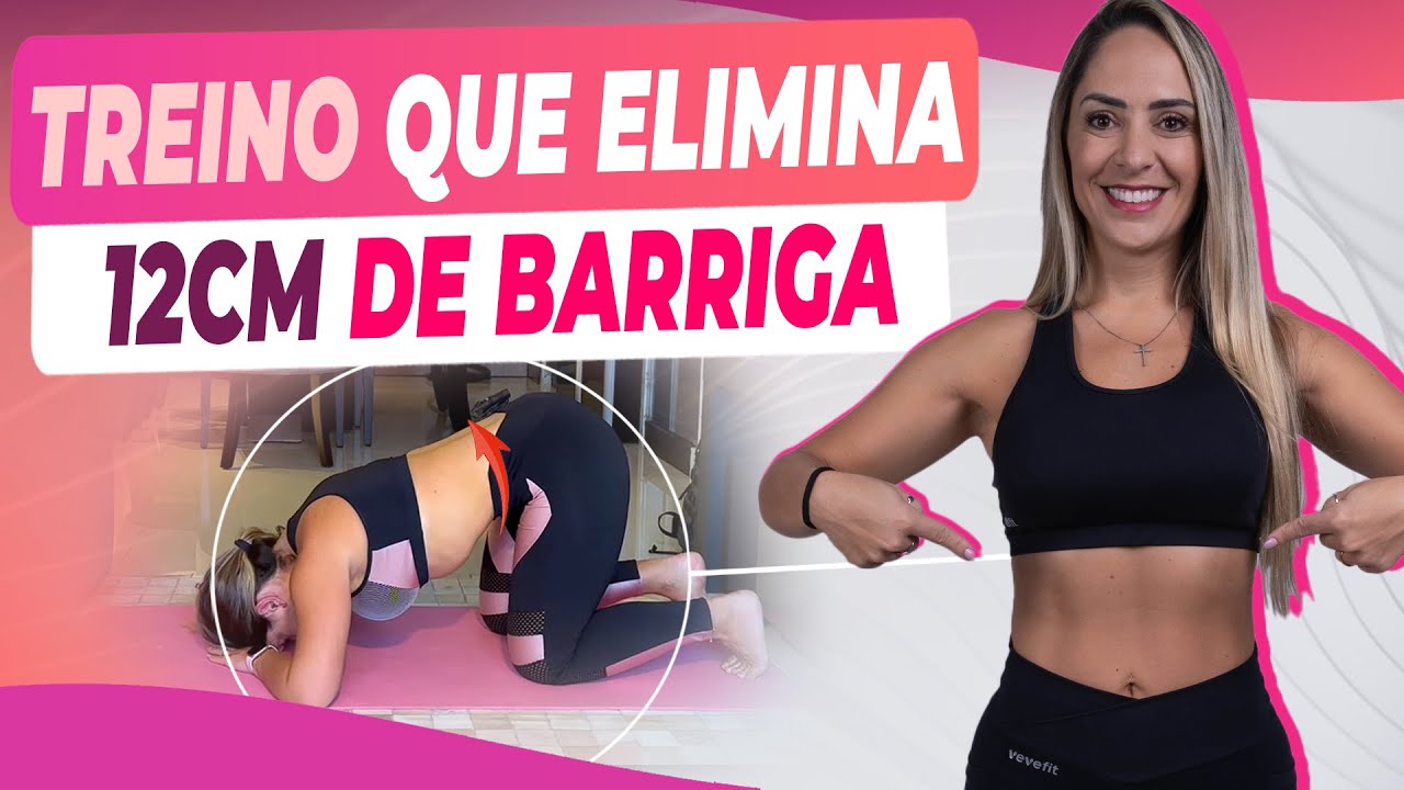 TREINO de 5 MINUTOS para PERDER A BARRIGA (de 4 a 12 cm)