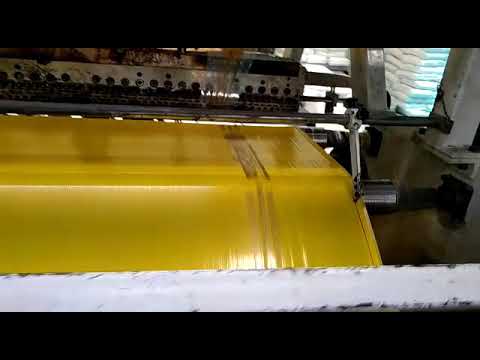 Yellow woven 150 gsm 12x12 mesh pure virgin uv treated tarpa...