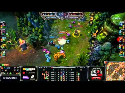 Ocelote vs Araneae - Showmatch League of Legends - Final Cup 3