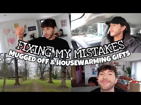 Fixing My Mistakes, Mugged Off & Housewarming Gifts - Vloguary Day 18