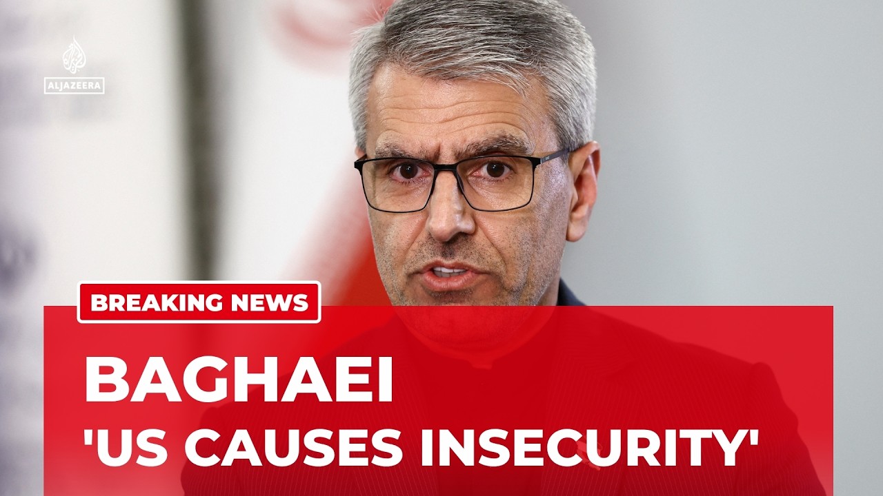 The US is a cause of insecurity in the Middle East : Iran’s Foreign Ministry spokesperson