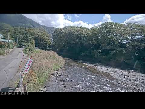 八峰町真瀬川のライブカメラ映像