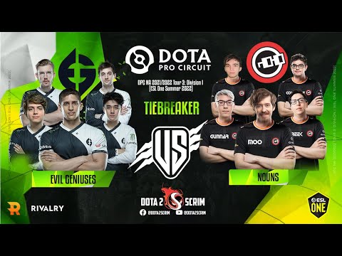 Evil Geniuses vs nouns - DPC NA 2021/22 Tour 3: Division I - Tiebreaker Match - BO1