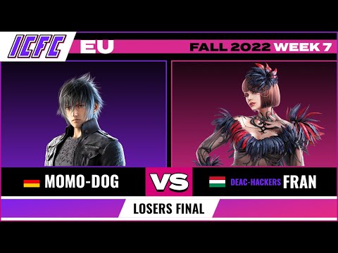 Momo-Dog (Noctis) vs Fran (Anna) Losers Final - ICFC EU Tekken 7 Fall 2022 Week 7