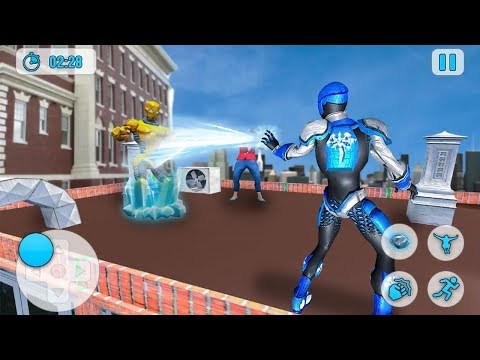 Superhero Frost Man City Rescue (by Top Action Studio) Android Gameplay [HD]
