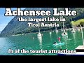 Achen lake/Achensee/Tourist attraction in Tirol Austria