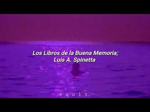 Invisible; Los Libros de la Buena Memoria || letra