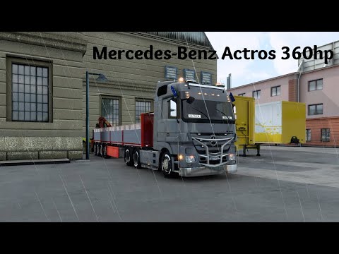 Euro Truck Simulator 2│Mercedes Benz Actros 360hp│Mannheim-Stuttgart